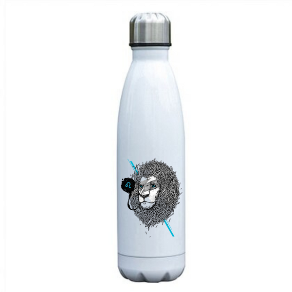 signe astrologique lion gourde inox