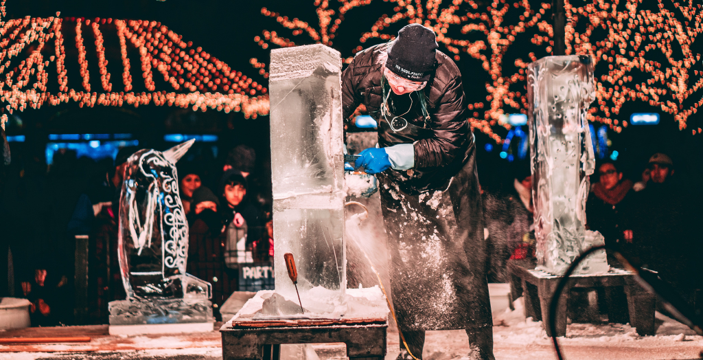 man-who-cuts-a-block-of-ice