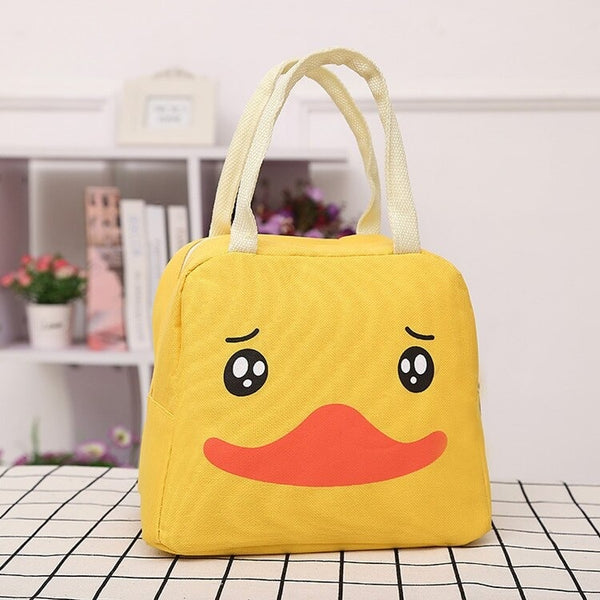lunch bag jaune canard