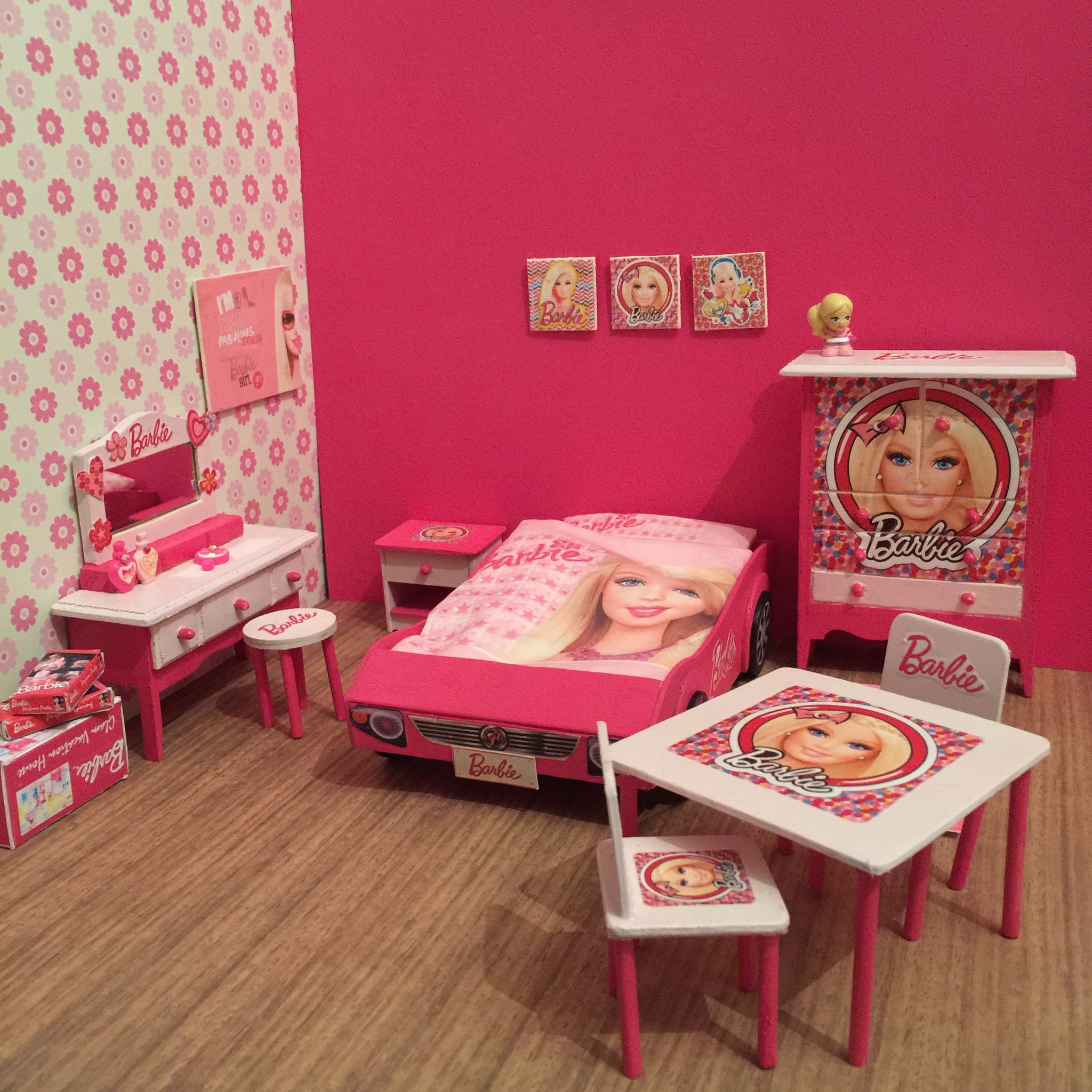 barbie car bedroom