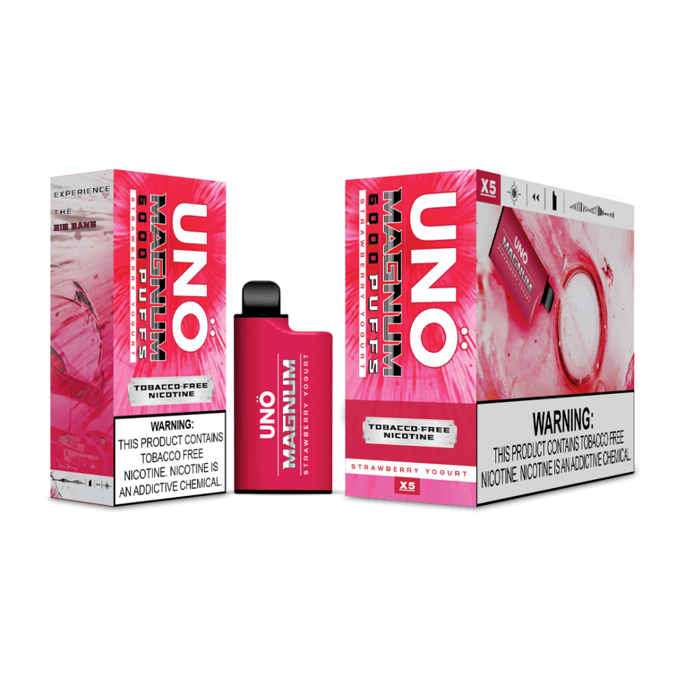 UNO MAGNUM TOBACCO FREE STRAWBERRY YOGURT