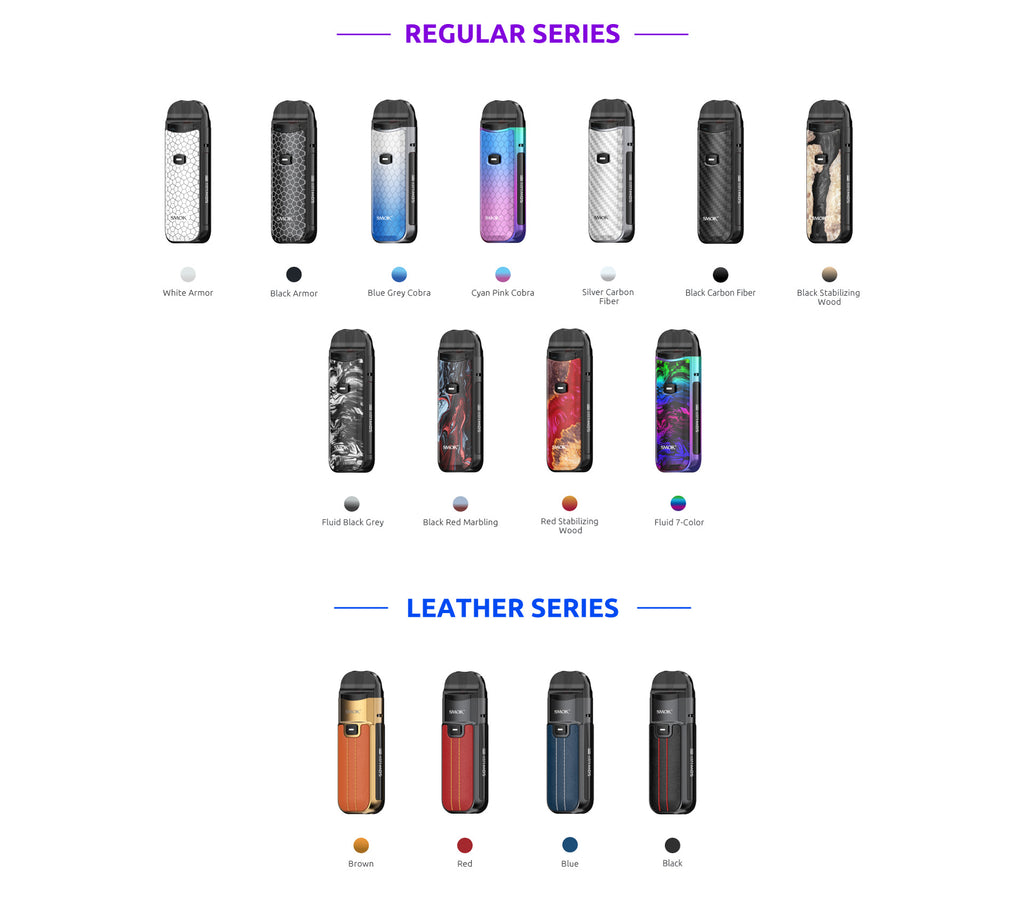 Smok Nord 50 Color Guide