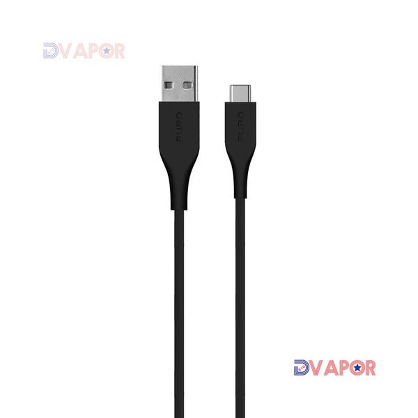 GEEK MONKEY - Câble USB-A 2.1 compatible USB-C - Charge rapide - 1 mètre -  Noir