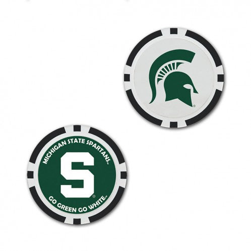 Team Effort Michigan State Poker Chip Ball Marker Spartan Spirit Shop
