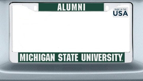  Collegiate Custom Alcorn State Braves Metal License Plate Frame  with Engraved Name (Black) : Automotive