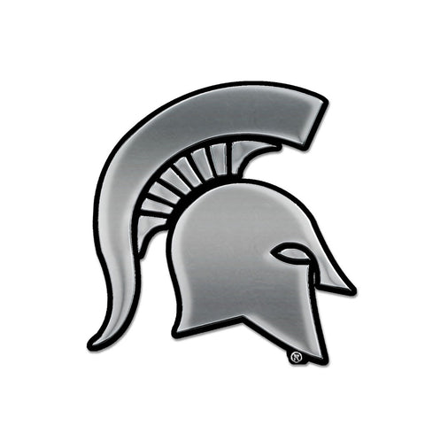 Elektroplate Michigan State (Reflective Silver Decal) PLASTIC