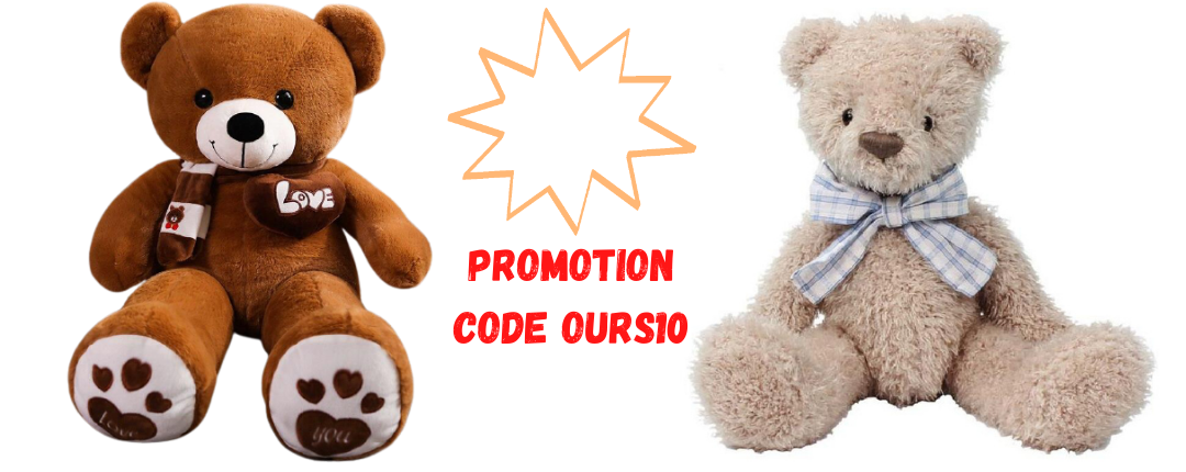 Promo Carrefour : Ours en peluche géant d'un mètre à 10€