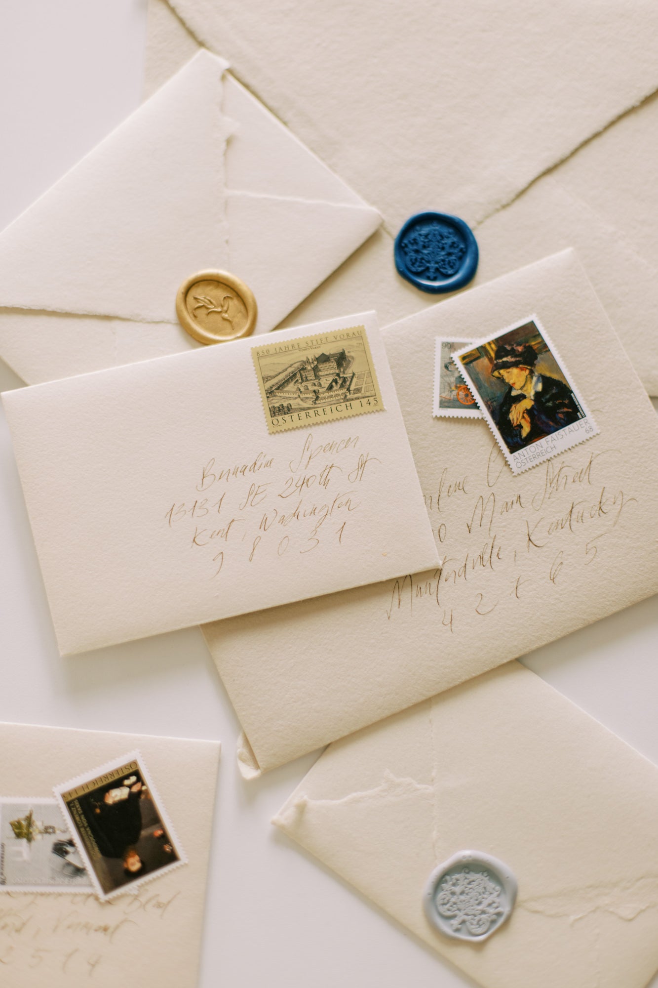 Hand-canceling postage – the essential service for those who value the integrity of their beautiful handmade paper creations.