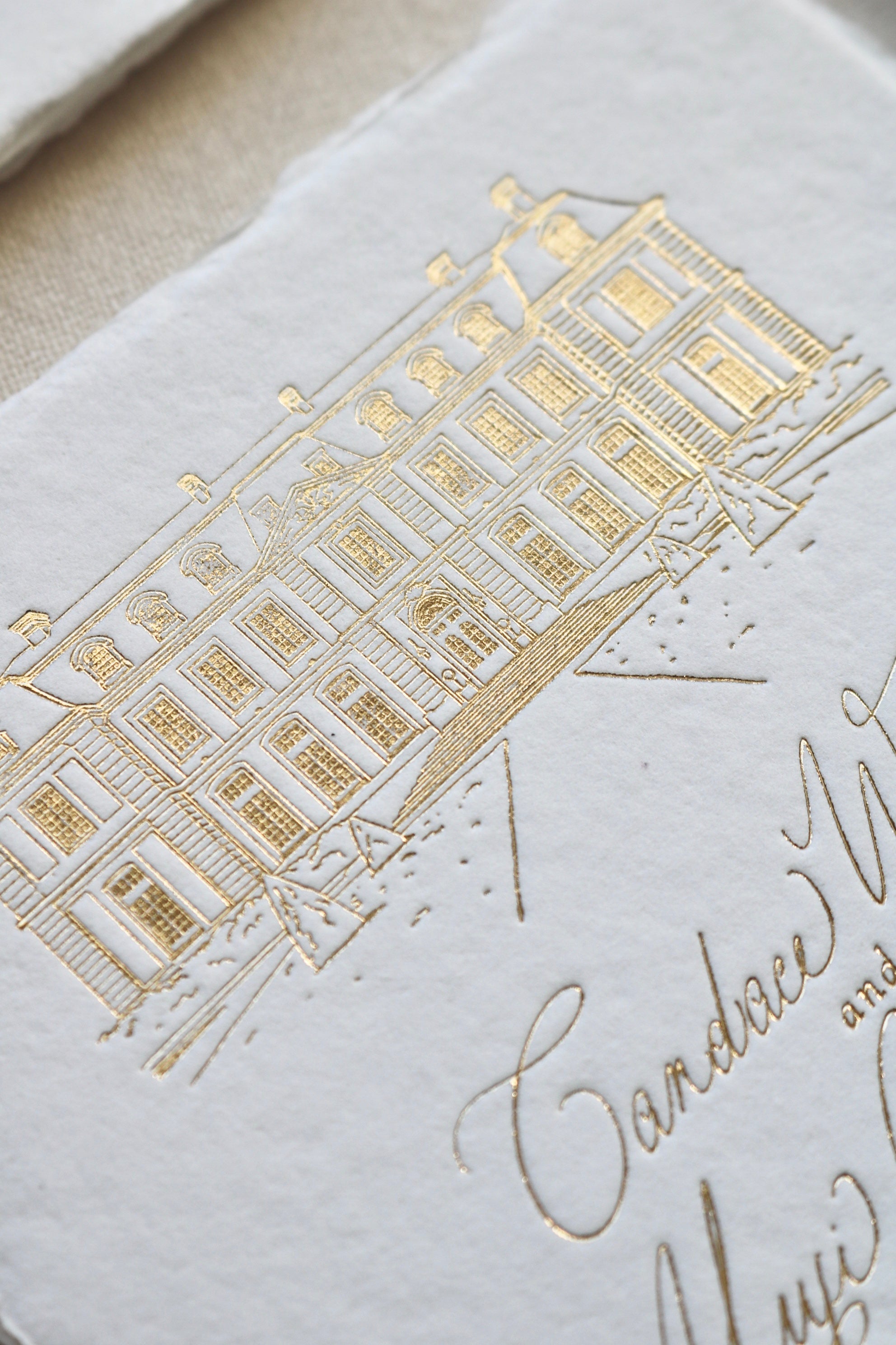 Discover the magic of hot foil printing on handmade paper for your wedding stationery. Expert tips and inspiring designs await!