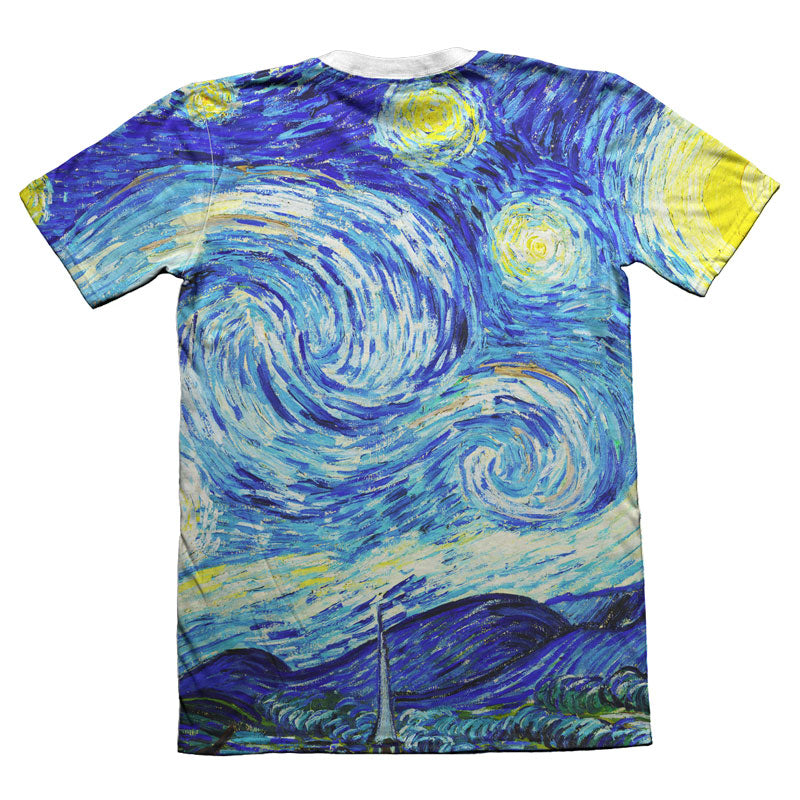 starry night tee shirt