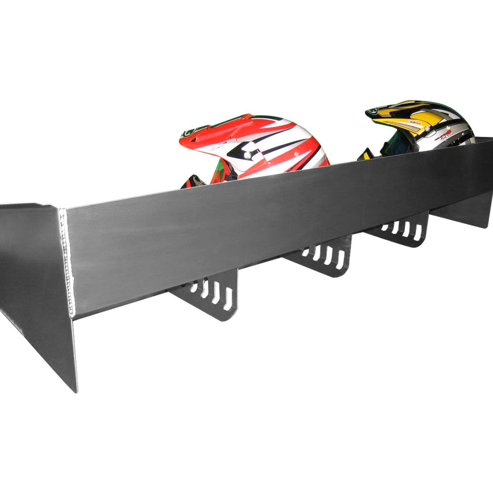 aluminum helmet shelf