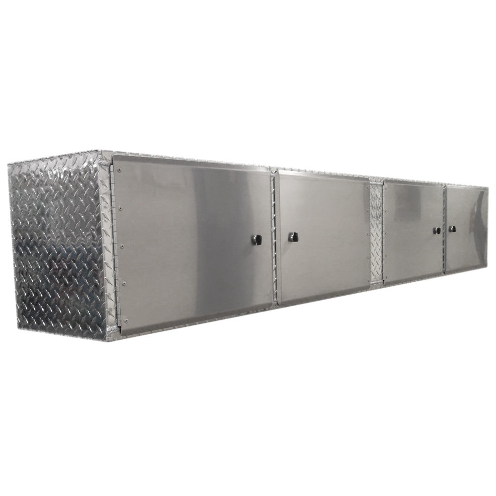 Trailer Overhead Cabinet 8 Foot 96 L X 16 H X 14 D Aluminum