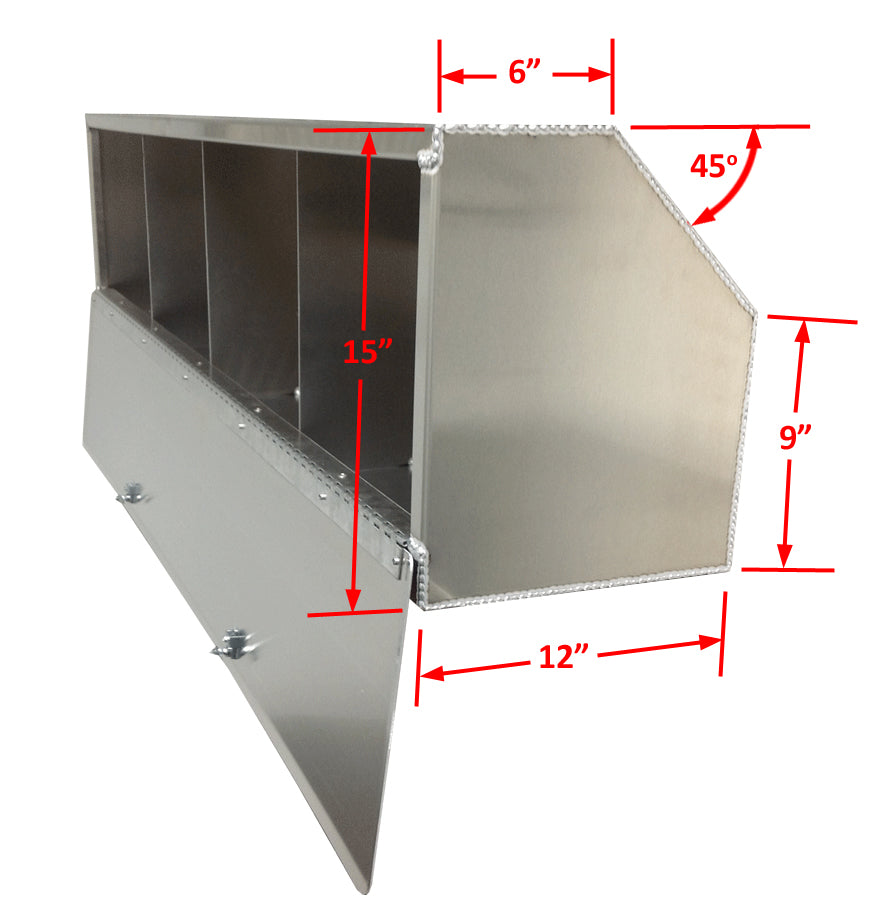 Overhead Trailer Cabinet With Radius Back 64 L X 15 H X 12 D