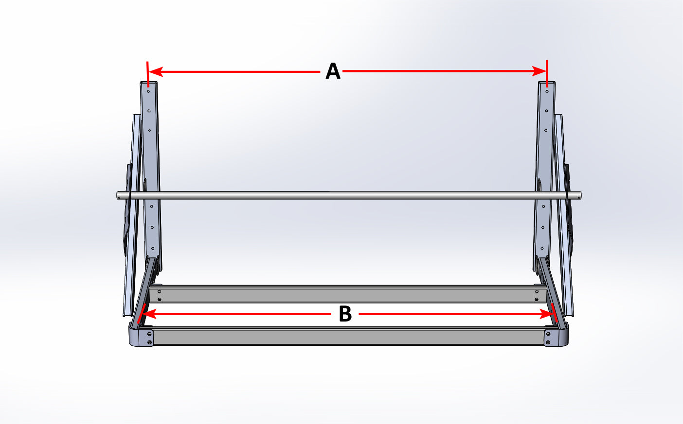 Flip Up Tire Rack For Trailer Garage Or Workshop 4 5 Or 8