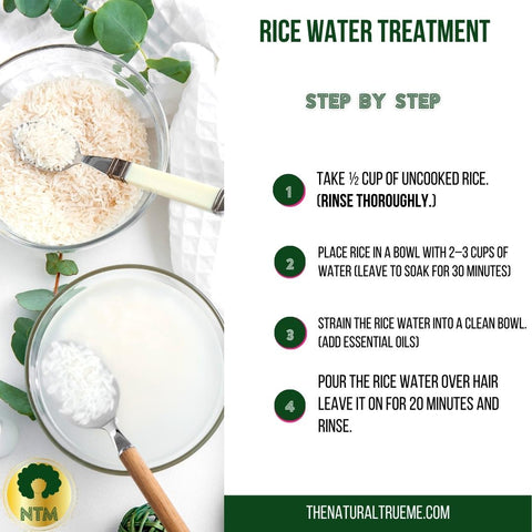 How to make fermented rice water for natural hair growth The Natural True Me