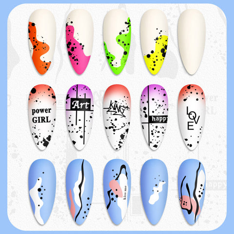 BORN PRETTY Nail Art Stamping Plate - Artist L018 | Venus Nail Art Supplies Australia