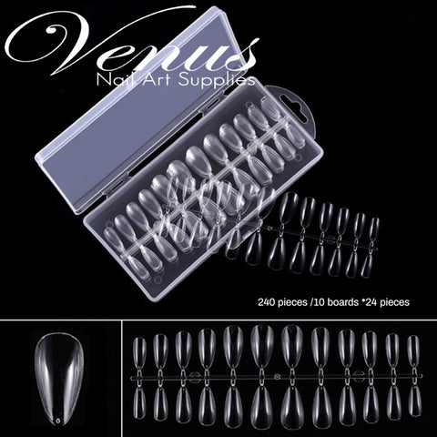 Goddess Flex-Tips - Short Almond | Full Well Tips | Press On Nail Supplies | Venus Nail Art Supplies Australia