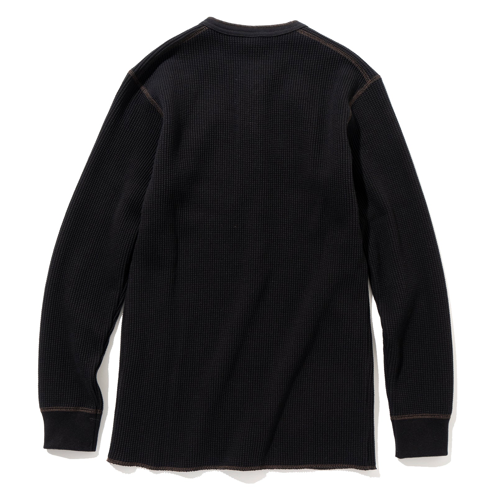 WAFFLE HENLEY SHIRT L/S – The Real McCoy's