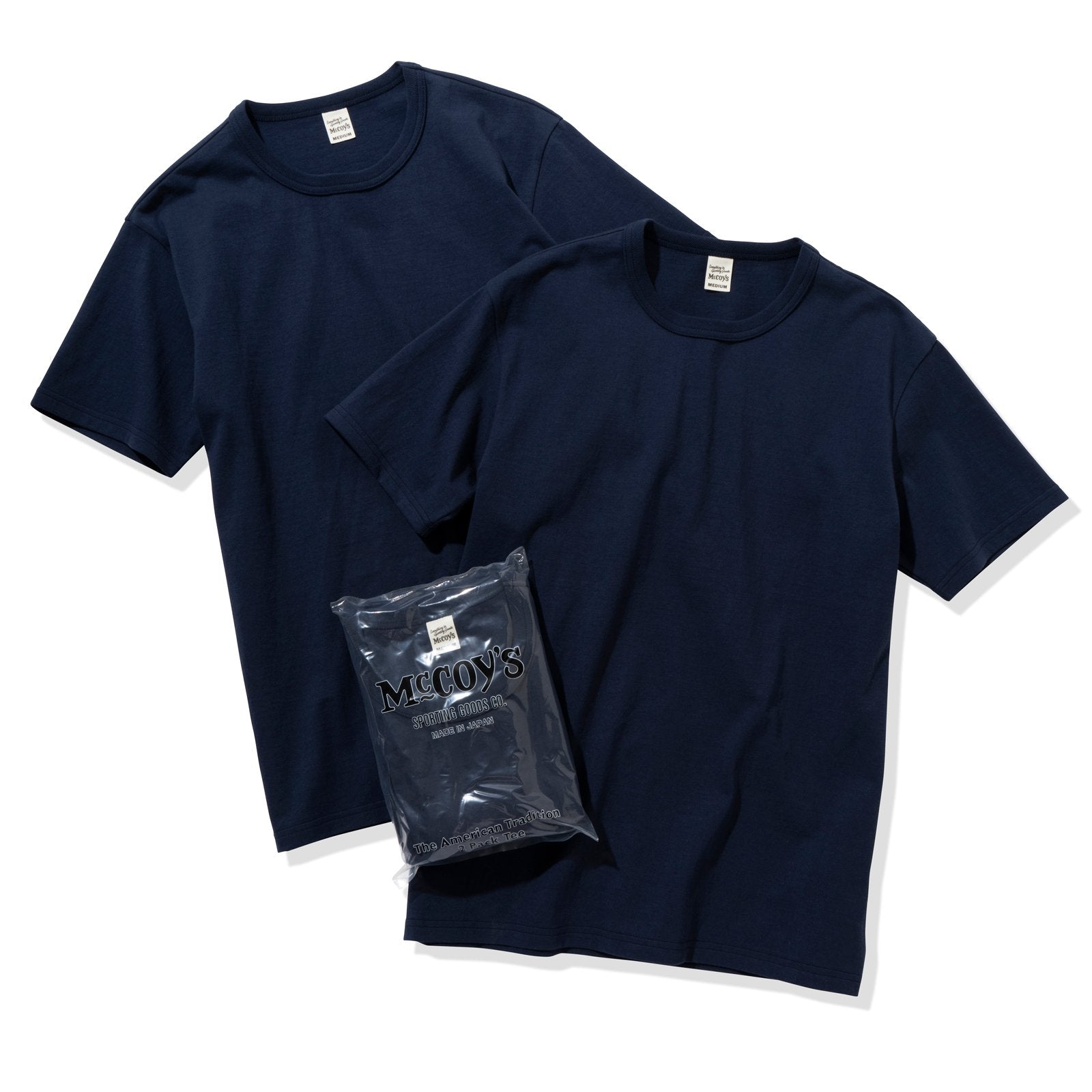 McCOY'S 2pcs PACK TEE *NEW COLOUR* – The Real McCoy's