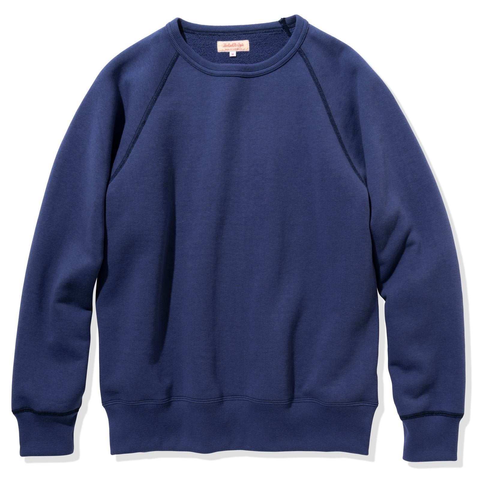 9oz. LOOPWHEEL RAGLAN SLEEVE SWEATSHIRT – The Real McCoy's