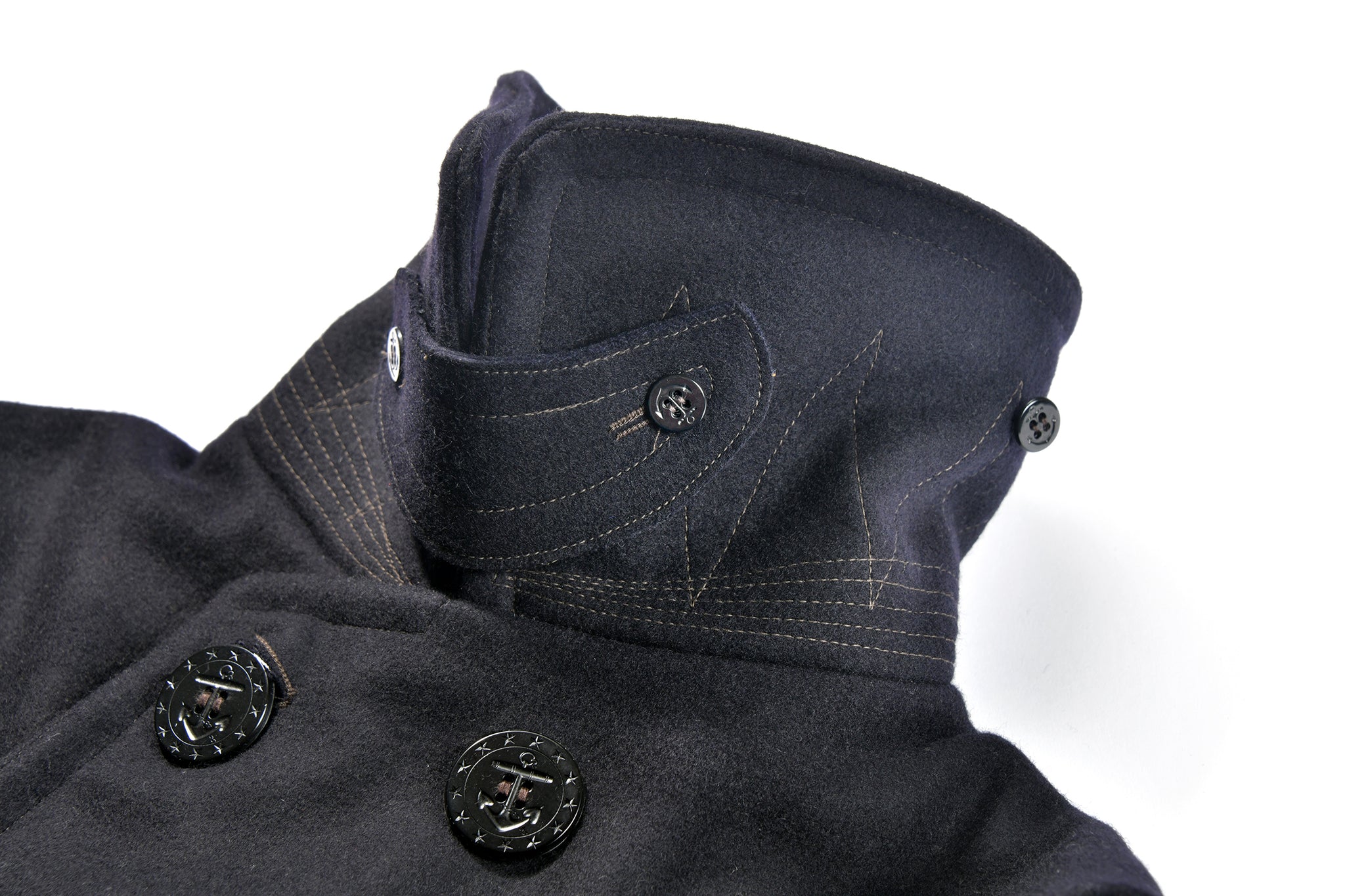 U.S. NAVY PEA COAT (1913) FW22 – The Real McCoy's