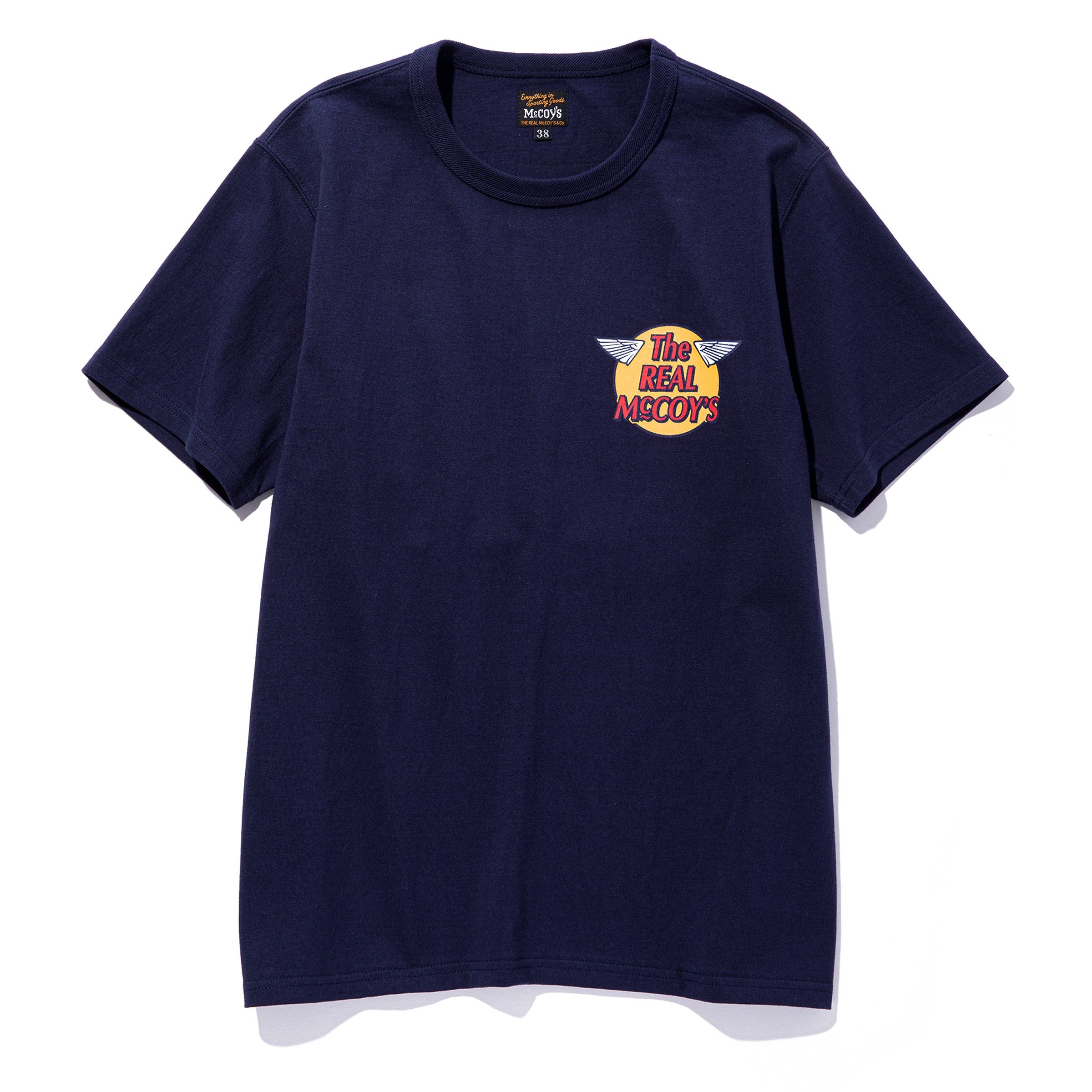 THE REAL McCOY'S LOGO TEE S/S – The Real McCoy's