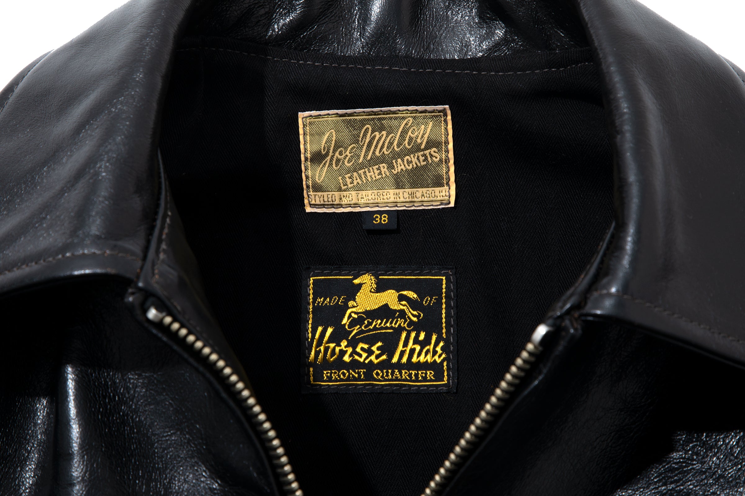 30s LEATHER SPORTS JACKET / NELSON – The Real McCoy's