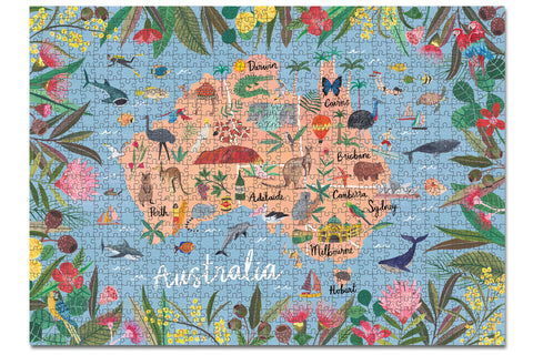 1000 piece jigsaw puzzle - australia edition