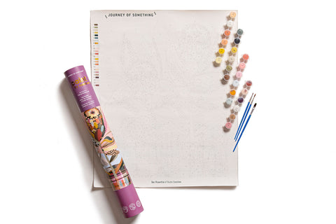 paint by Numbers Kit Contents