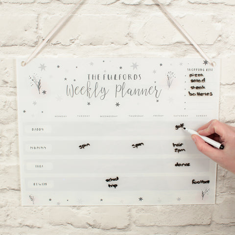 family weekly wall planner