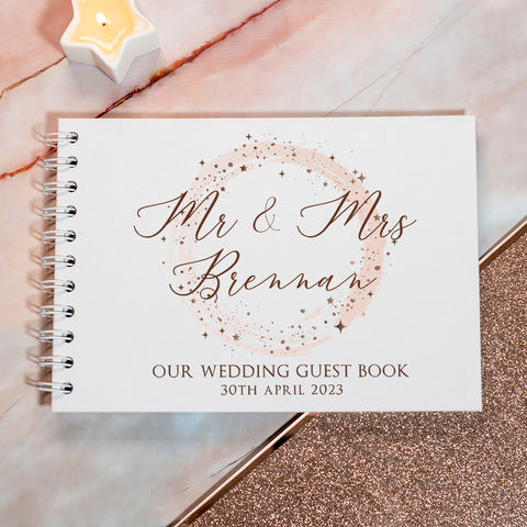 personalised wedding guest books