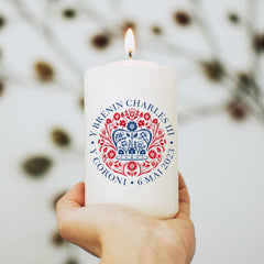 coronation souvenir candle