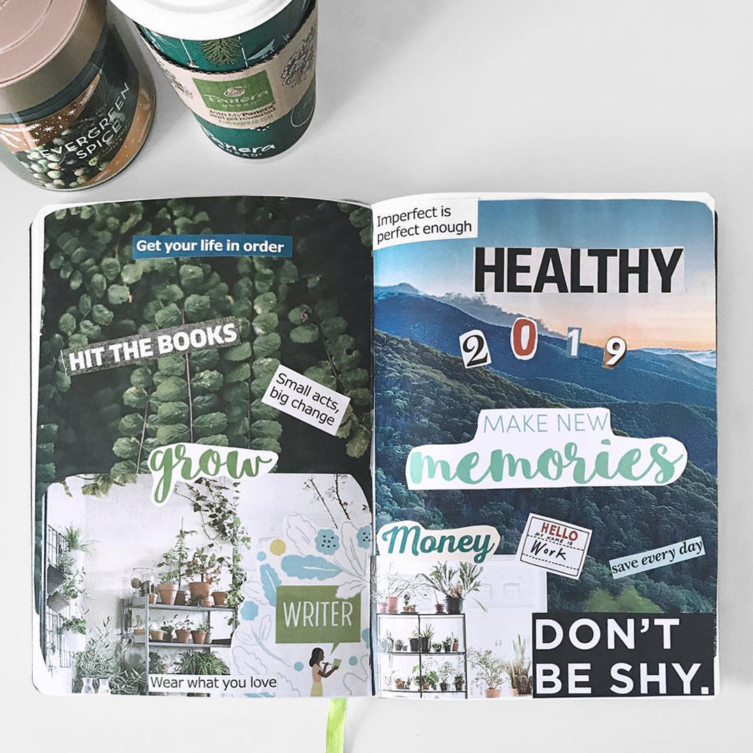 Vision Board in Passion Planner Back Pages