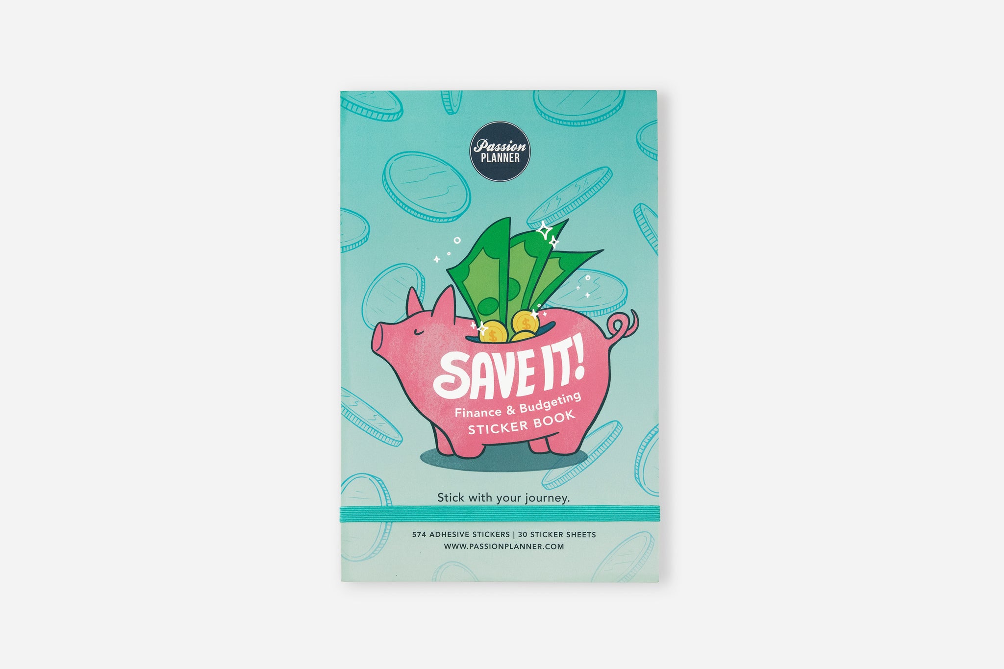Save It! Finance and Budget Sticker Book by Passion Planner