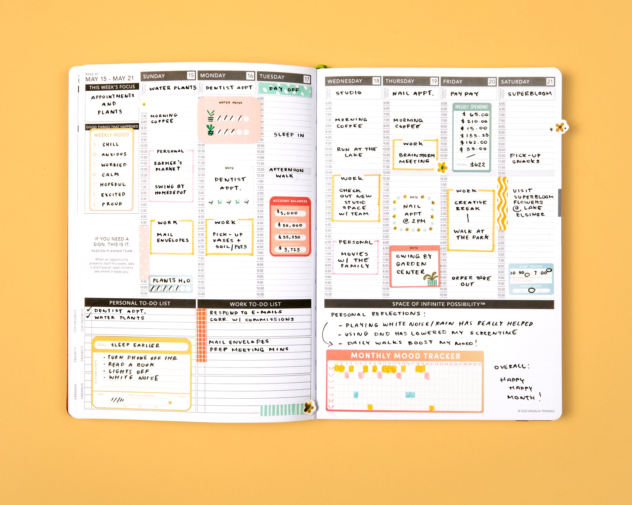 2022 PLANNER SET UP, Personal Planner Flip Through