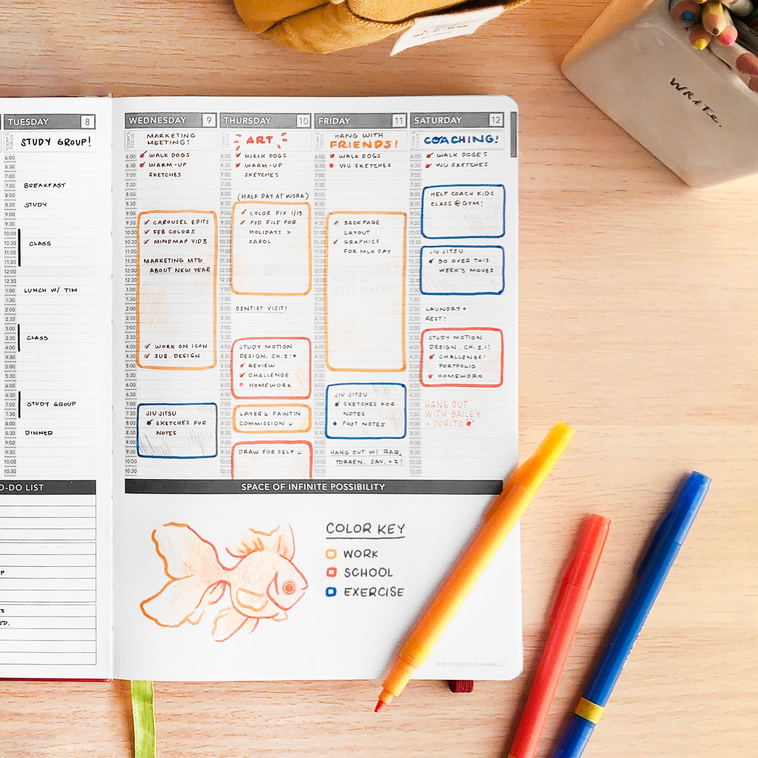 Color Coding Layout