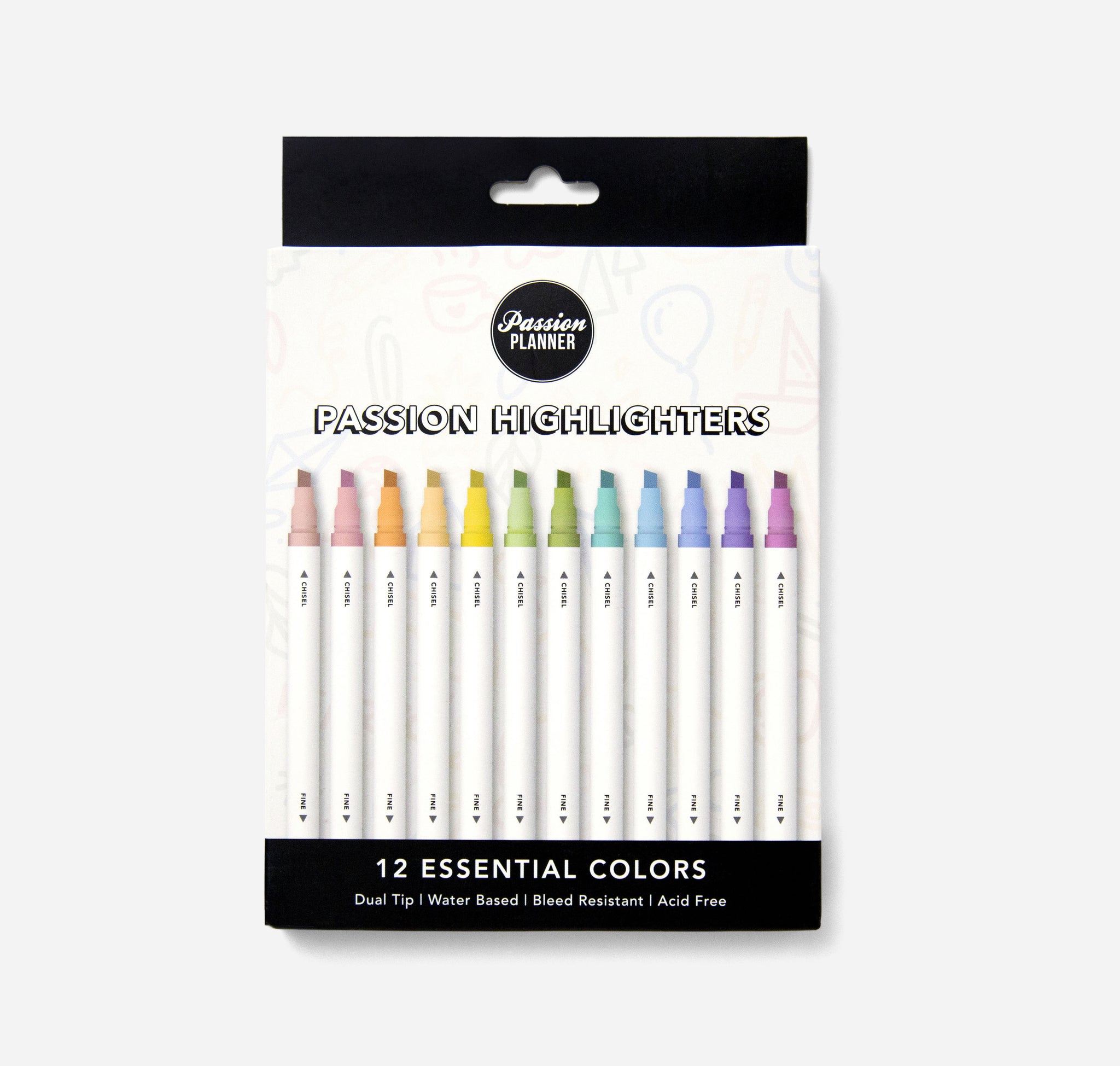 12 Pack Passion Highlighters