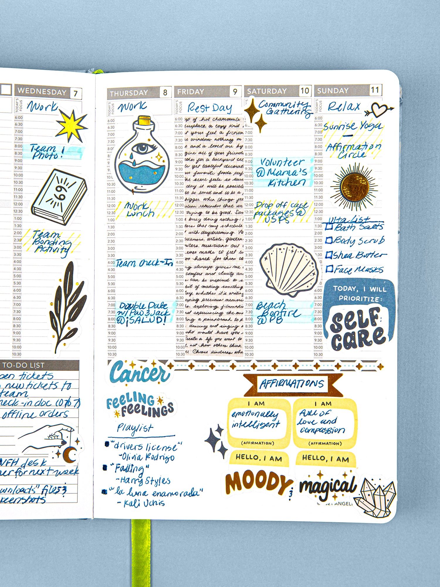 Cancer Planner Layout