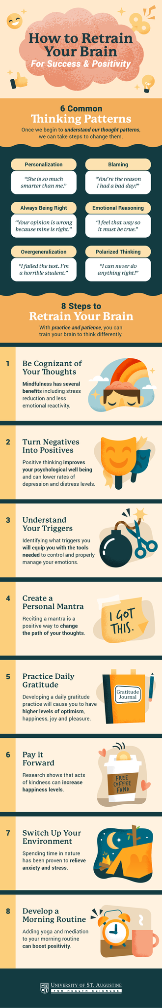 Infographic of How to Retrain Your Brain for Success and Positivity