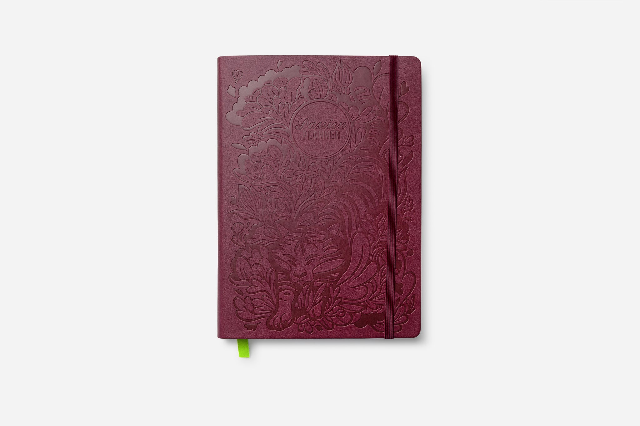 Tiger Burgundy Academic Passion Planner