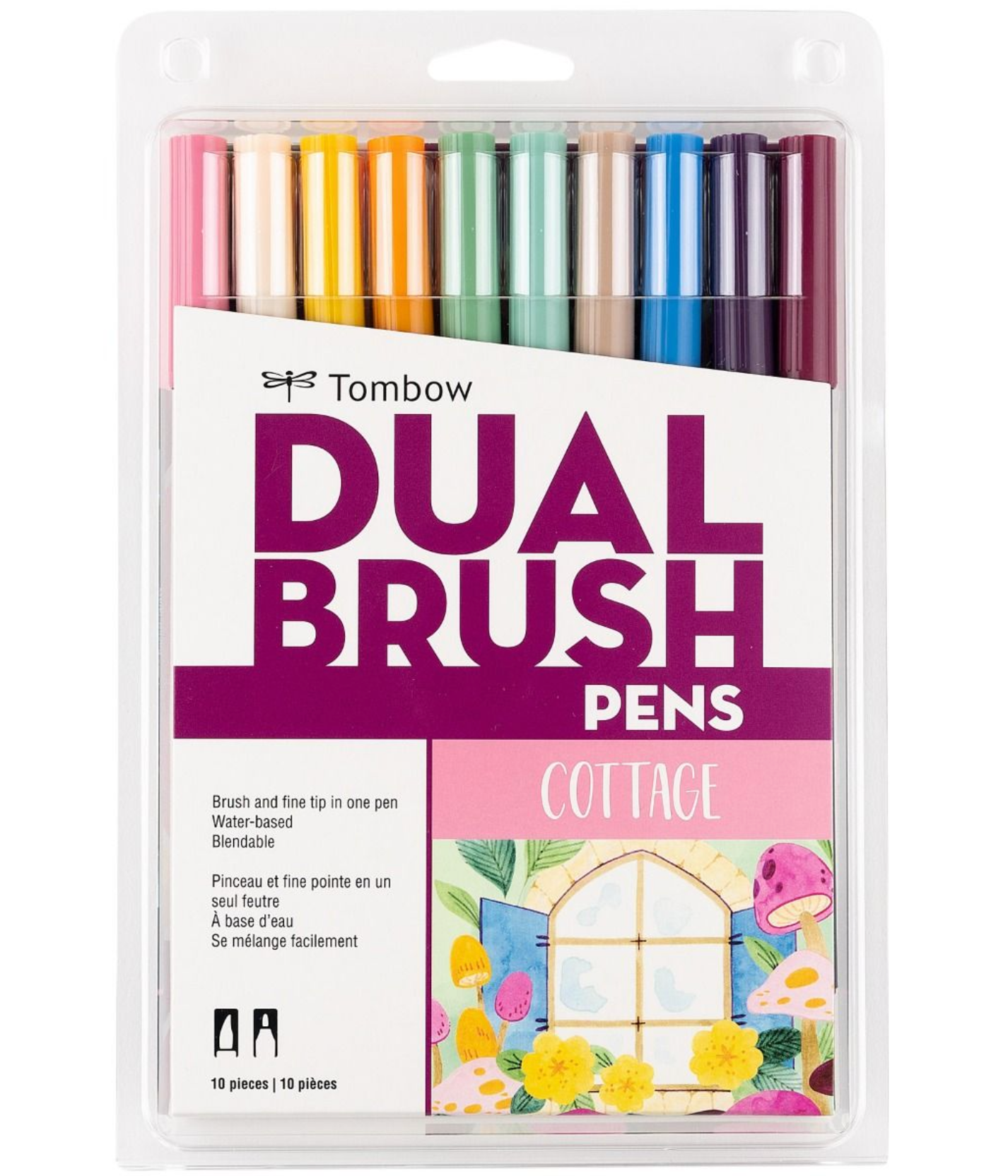 Tombow Dual Brush Pens (Cottage Pack)