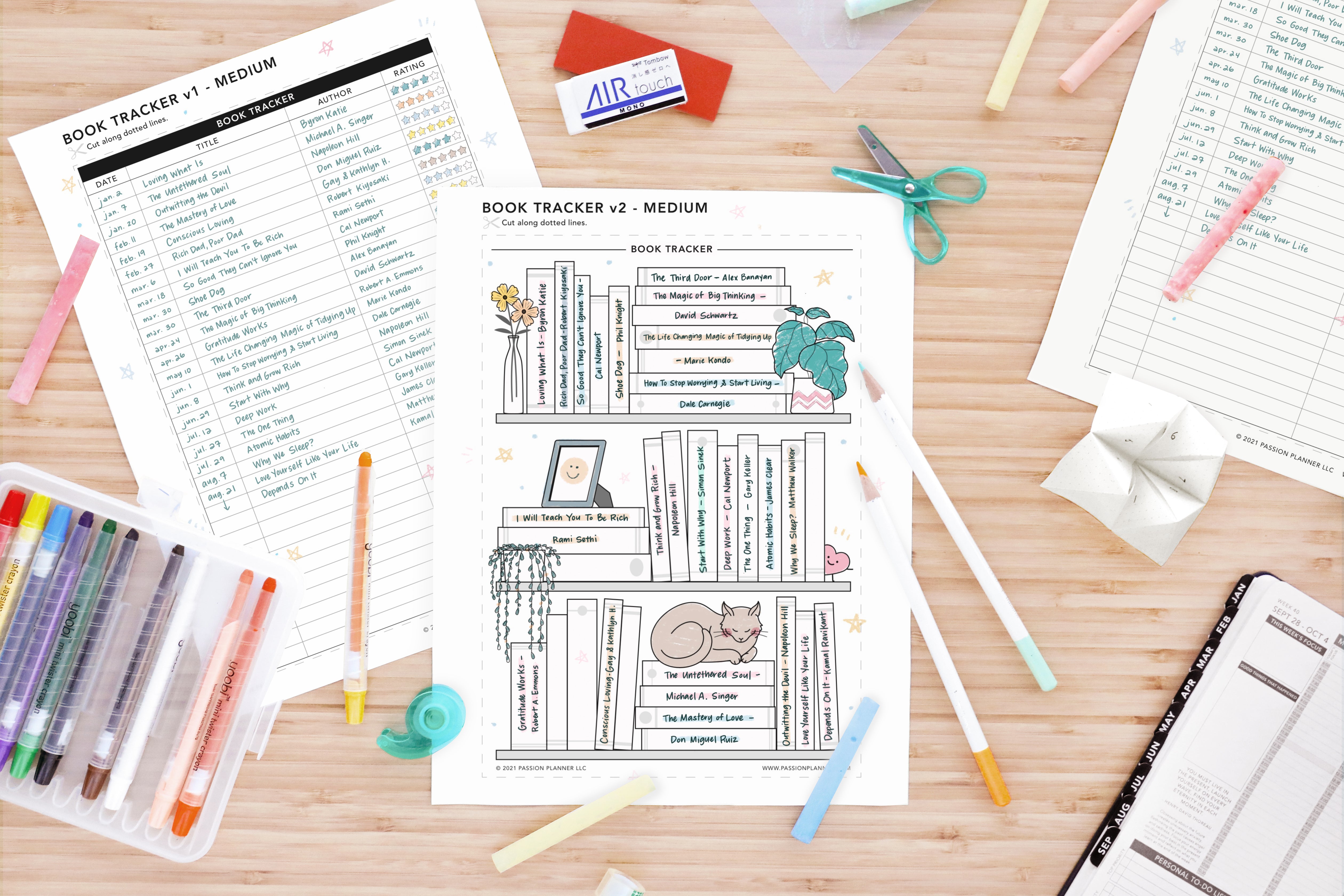 Book Tracker Printable