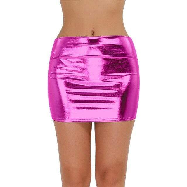 Mid Length Reflective Skirt – Euphoria