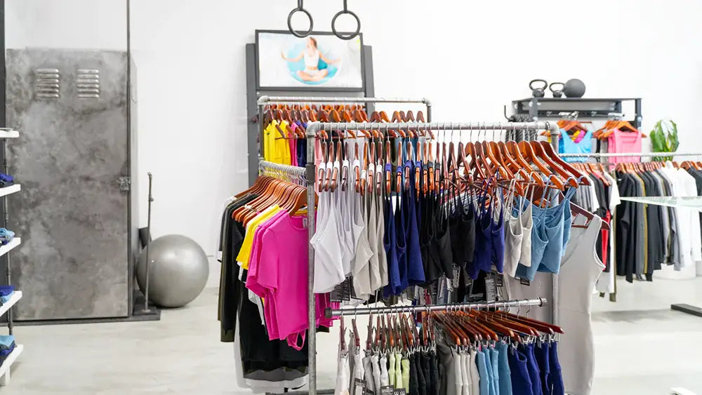 Fitness Clothing Canadian showroom
