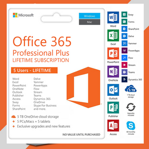 Microsoft Office 365 Pro Plus Lifetime License For Windows Mac