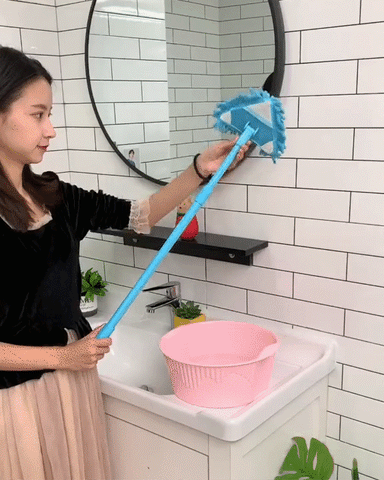 180 Degree Rotatable Adjustable Triangle Cleaning Mop | eBay