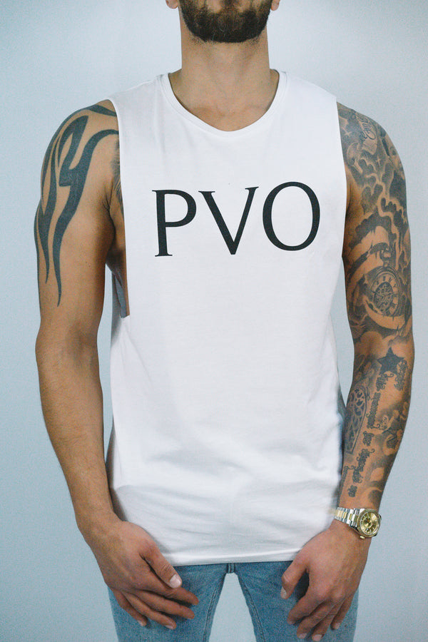 PVO MENS SLEEVELESS T-SHIRT