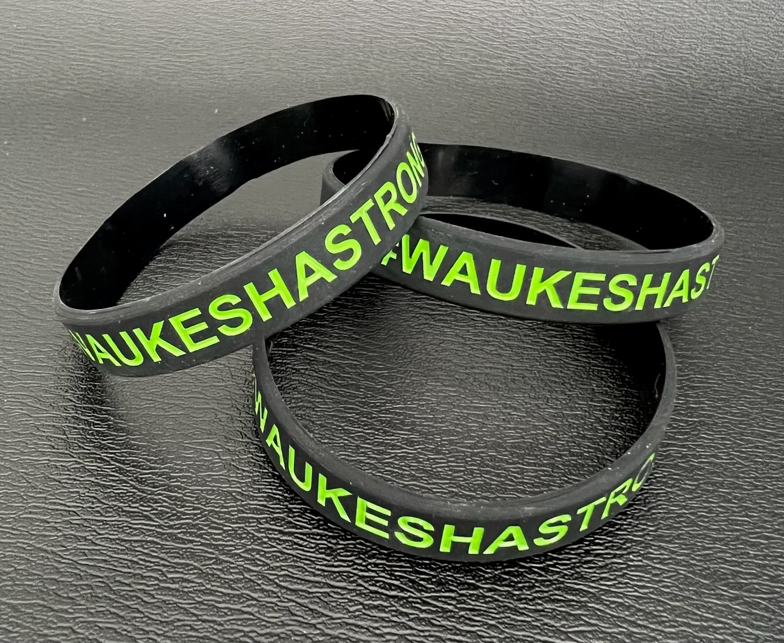 #WAUKESHASTRONG wristband