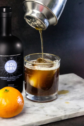 coffee-mocktail-with-lionsmane-mushrooms-orange