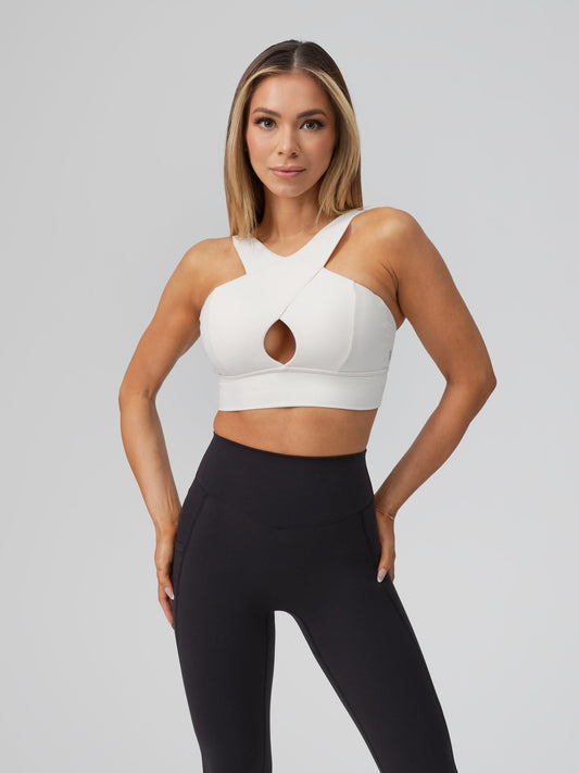 Harmony Halter Sports Bra - Onyx Black